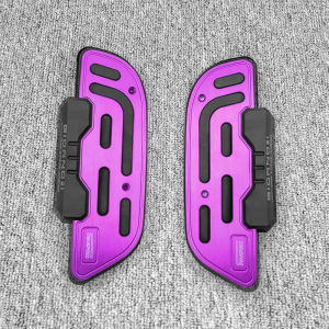 SEMSPEED Motorcycle CNC Footpegs Footboard Footrest Foot Pegs Matting For Honda Giorno+125 2021-2026