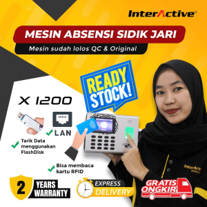 InterActive Mesin Absensi Fingerprint X1200