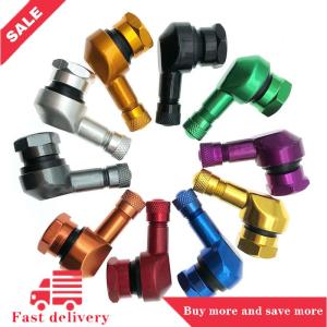 [COD] 1PCS Motorcycle Rim Tire Wheels Spare Parts Valve Elbow 90 Degree Angle Motorbike Wheel Tire Tubeless Valve Stems Rim Wheel Part