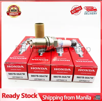Genuine 4PCS Spark Plug Laser Iridium NGK Honda City 1.5 2003-2013 / Honda Jazz 2003 - 2013 SEL & TMO IZFR6K13 9807B-56A7W
