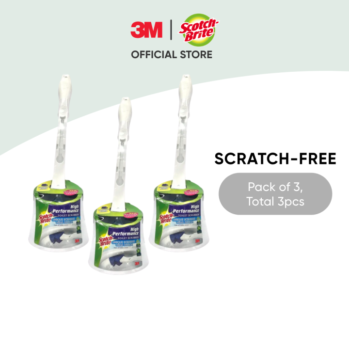 3M™ Scotch-Brite® High Performance Toilet Scrubber, Non Scratch, 1 pc ...