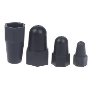 LEI 10PCS Lengthen Nut Cap Hexagonal Nut M6 M8 M10 M12PE Plastic Nut Protection Caps Hex Screw Protective Sleeve