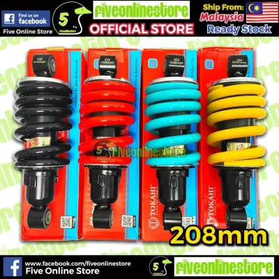 Tokahi Japan Gold Standard Adjustable Monoshock Absorber 205mm & 208mm LC135 Y15 Y15ZR VF3i 185 RFS150i KYB Espada Boy