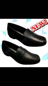 New Arrival Lady PVC Black ShoeKasut Hitam PVC Perempuan (25072508)