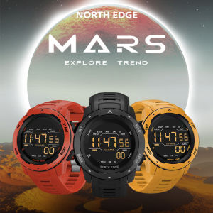 NORTH EDGE MARS original mens watch Swimming Watch Waterproof 50M Digital Outdoor Sport Watches