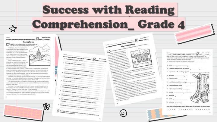 Pre385 49 Pages Success With Reading Comprehension Grade 4 Worksheet For Pre School Pdf Pre385 49 Pages Success With Reading Comprehension Grade 4 Worksheet For Pre School Pdf