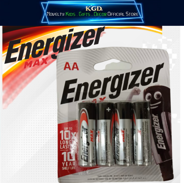 Energizer Max AA / AAA (4 pcs Per Cart) Energizer Alkaline Batteries