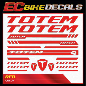 EC BIKE Decals Totem Frame Vinyl Sticker for Mountain Bike/Road Bike and Fixie