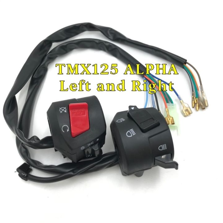 motorcycle handle switch Tmx125 Alpha (left and right one set) | Lazada PH