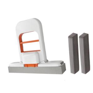 ไม้ถูพื้นตั้งโต๊ะแบบพับได้ขนาดเล็กแบบใช้มือถือพร้อมหัวฟองน้ำแบบมือจับกันลื่นและเปลี่ยนได้เครื่องมือทำความสะอาดของขวัญ