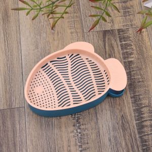 Cat Grass Pot Cat Grass Planting Box Fish Shaped Pot Soilless Hydroponic with Seeds