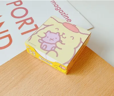 Cute Sanrio Sticky Notes 50Pcs/250Pcs 8×8cm Time Record Sticky Memo Cartoon Creative Notepad Student Office