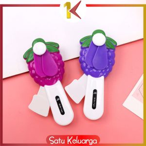 SK-C1313 Kipas Angin Anak Mini Fan Manual Genggam Karakter Buah Lucu Portabel / Mainan Kipas Angin