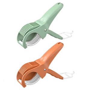 Banana SlicerABS + Stainless Steels and Vegetable Salad Peeler Kitchen Tool for BananaStrawberryGrape