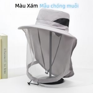 Mũ Tai Bèo Mũ chống nắng dành cho cả nam và nữ vành rộng kèm khẩu trang che cổ