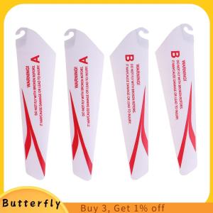Butterfly 4pcs 7.2 9CM spare blades Fans Props for r c mini helicopter rotor rc CH002 CH023 Drone Toys Spare Parts