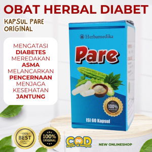 Obat Herbal Kapsul Pare Untuk Diabetes - Kapsul Pare atau Paria Original isi 60