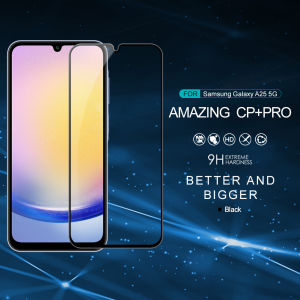 Nillkin 2.5D Đầy Đủ Vỏ Bọc Kính Cường Lực Cho Samsung Galaxy A25 5G Miếng dán màn hình điện thoại CP + Pro Chống Cháy Nổ Bảo Vệ Màng Kính Cường Lực