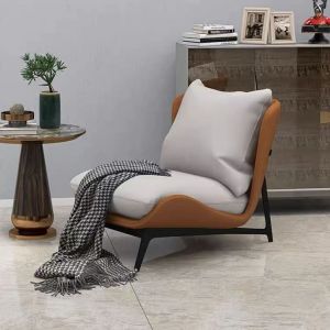 CraftedLiving SG-Sofa Chair Leather Balcony Chair Leisure Chair Lounge Chair Or Lounge Chair Bedroom Living Room Lazy Sofa