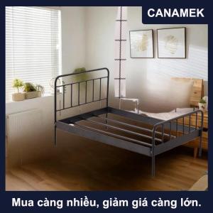 【CANAMEK】 1pcs 1:12 Dollhouse thu nhỏ giường búp bê sắt mô hình mini Búp bê đồ nội thất mô phỏng giường phòng ngủ Phụ kiện tự làm đồ chơi