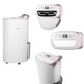 Máy hút ẩm LG Dual Inverter 19L màu trắng | Máy lọc không khí và hút ẩm MD19GQGE0 công nghệ diệt khuẩn UVnano. 