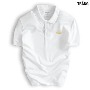 Polo CROWN BASIC CVC vải cá sấu sang trọng lịch lãm thoáng mát - CROWN