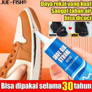 Kering dalam 1 detik JUE-FISH lem sepatu 50ml dapat direndam dalam air adhesi super tidak melukai tangan tidak merusak sepatu lem super multifungsi Berbagai macam penggunaan(lem sepatu super kuat lem sepatu anti air Super KUAT Perekat Sepatu)