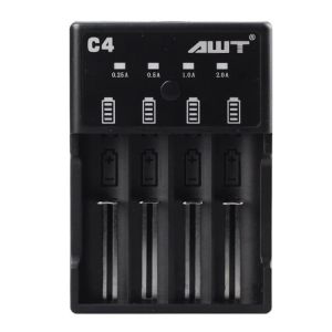 Charger 4 Slot C4 AWT - Charger Baterai Rechargeable 4 Slot - YSSHop