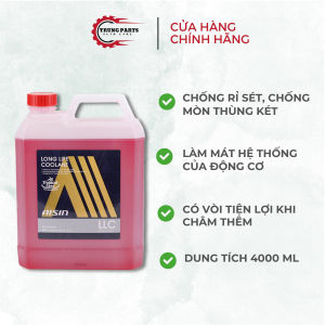 (Hàng chính hãng) Nước Làm Mát Động Cơ Aisin (Đỏ) mã LCPM20A4LR - Can 4L