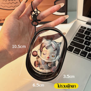 แฟชั่นใหม่ กระเป๋าจัดเก็บอุปกรณ์ PVC แบบใส สำหรับเก็บของและโมเดล พร้อมที่แขวน กันฝุ่น กันน้ำ คุณภาพ 3LI