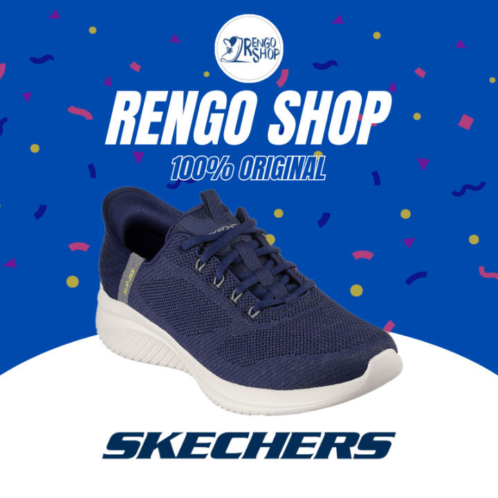 Sepatu Sneakers Pria Skechers Slip-ins Ultra Flex 232458/NVY