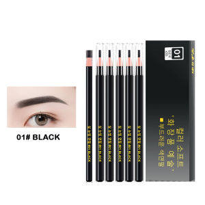 [ 1 BOX isi 12Pcs ] Pensil Alis Korean Make Up Kosmetik Mata Tahan Air dan Tahan Lama