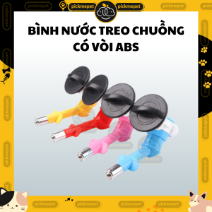 Bình Nước Treo Chuồng Vòi ABS Gắn Chuồng Tự Động Dung Tích 350ML