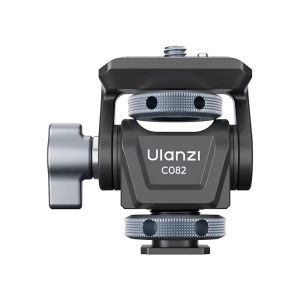Ulanzi CO82 Adjustable Damping Ball Head Flat-Head Knob 360° Rotation with 1/4" Mount for Tripod Camera Livestreaming Vlog Shot
