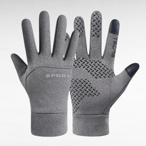 ถุงมือกันลื่นหน้าจอสัมผัส / ถุงมือกันหนาวแบบหนากันลมกันหนาว / ถุงมือกันหนาวสำหรับเล่นกีฬากลางแจ้ง เดินป่า ปั่นจักรยาน