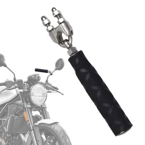 TKC28 Rubber Padding Motorcycle Extension Bar Adjustable Clamp Aluminum Alloy Handlebar Extender Practical Sturdy Design Attachment Bracket Outdoor Riding