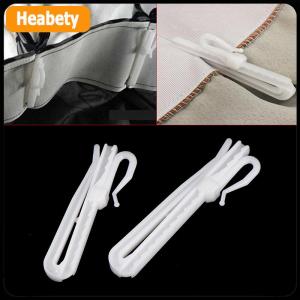【2-3 days delivery】 10Pcs Curtain Hanging Hooks Ring Window White Plastic Curtain Hook For Home Office Curtain Accessories 7cm 8.5cm