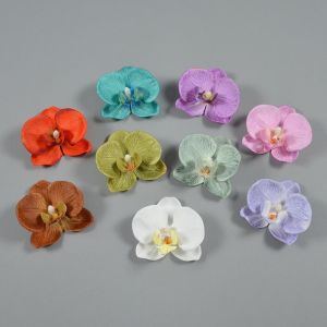 HUIHEYU DIY Jewelry Making Craft Simulated Flower Handmade Accessories Headdress Butterfly Orchid Flower Pendant Hairpin Wedding