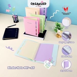 Topla Binder A5 907 20 Lubang Dengan Divider Pembatas 4 Tab