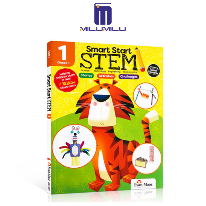 Evan-Moor Smart Start STEM Workbook, Grade 1, Science, Technology ...