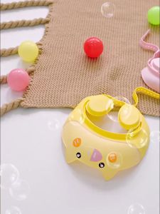Piggy Cartoon Ear Protection Childrens Bath Cap   Baby Shampoo Cap   Childrens Bathing Cap   Baby Shampoo Cap