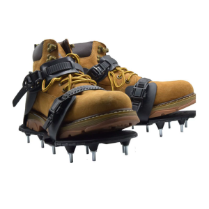 Antislip Epoxy Flooring Shoes With Spikes Adjustable Buckle Design 200 Pound Capacity Work Footwear