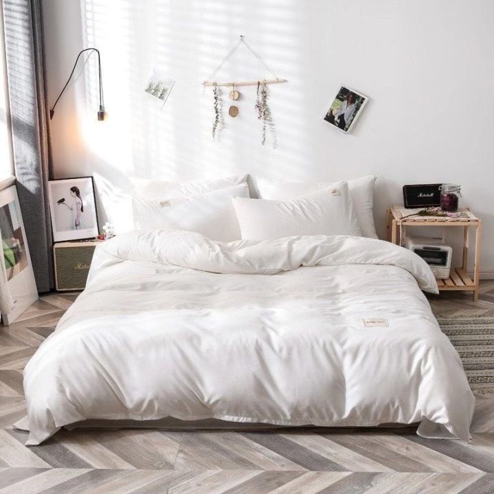 bộ 5 món ga gối ôm vỏ chăn cotton tici mềm mịn mát có thể lông chăn ...