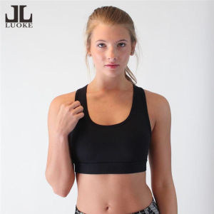 LUOKE yoga bra back pocket portable mobile phone shockproof running sports bra