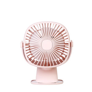 Zaiwan Rechargeable Portable USB Powerful Wind Desktop Clip Fan Stand Fan 2000mAh Battery Built-in