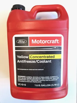 Ford Motorcraft Yellow Antifreeze / Coolant - CONCENTRATED -