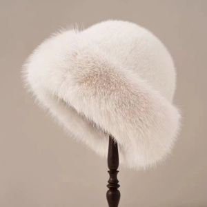 Warm Thicken Cap Thick Warm Plush Mongolian Hat Windproof Fisherman Warm Thicken Cap For Womens