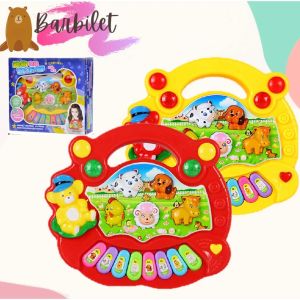 Animals Musical Instrument Xylophone 8 Keys Piano Sound Keyboard Educational Kids Developmental Baby Toddler Child Toys (3283)