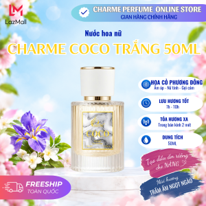 [Tặng Bạn Gái] Nước Hoa Nữ Charme Coco Trắng 10ml|50ml – Hương Trái Cây Ngọt Thanh Nữ Tính