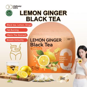 LIPBUSYCARE Assorted Herbal Tea Bag Set Green Black Jasmine Hibiscus Rose Mulberry Ginger Lemon Spearmint Lemongrass Fiber Vitamin Slimming Product Detox Drink Liver Detox Zero Sugar Chinese Tea Halal